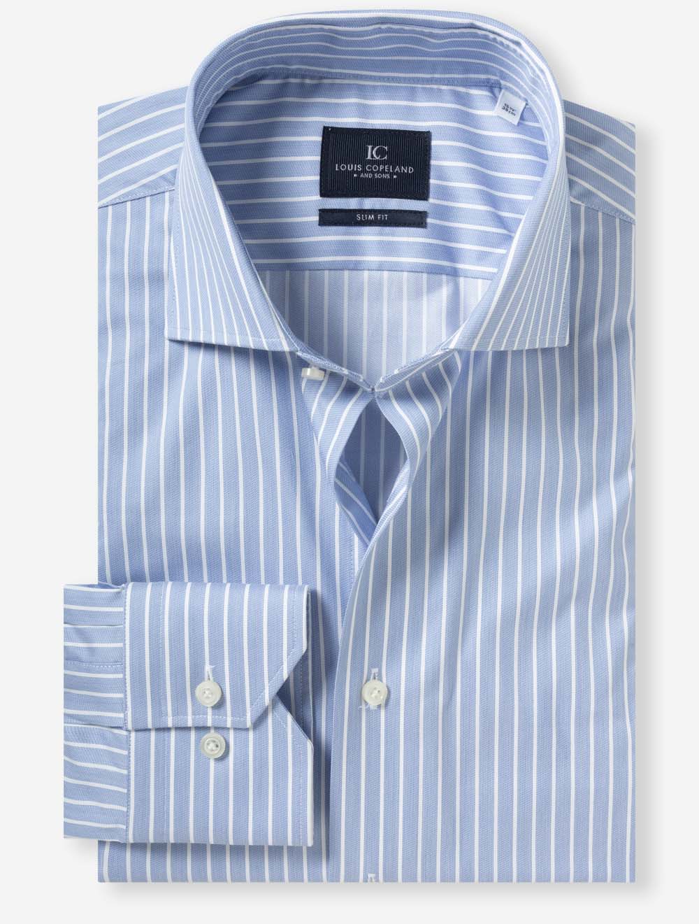 STEWARTSF BLUE E239 LC Slim Fit Stripe Shirt — 7S8A3237.jpg