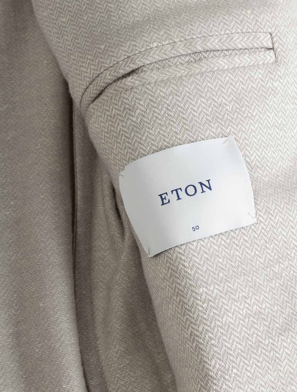 100014695 BEIGE 32 E699 ETON Herringbone Soft Jacket — 7S8A5830.jpg