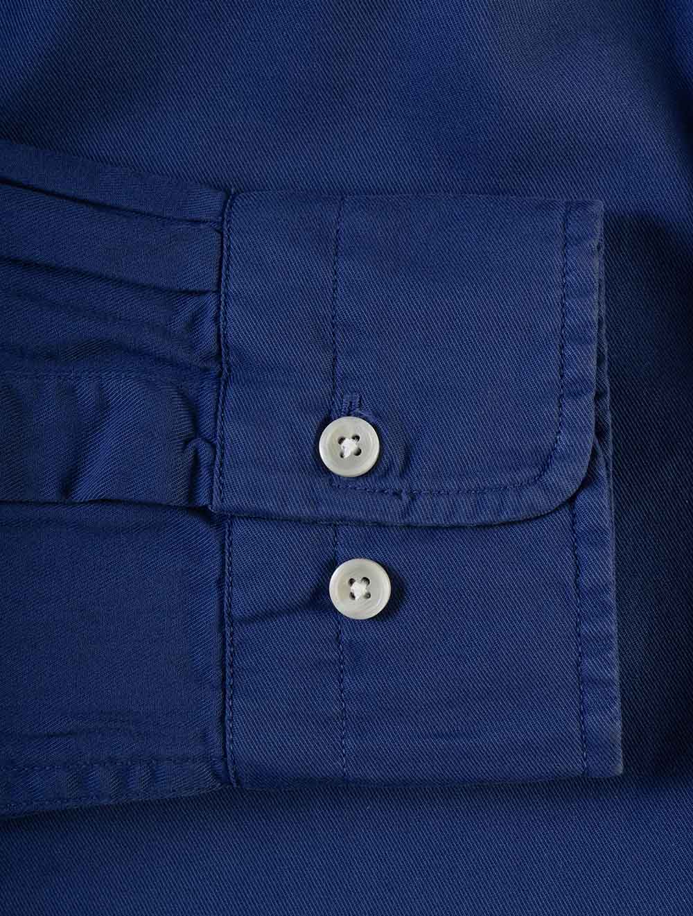 3250203A26 BLUE 435 E130 REG GMNT DYED TWILL SHIRT — 7S8A6757.jpg