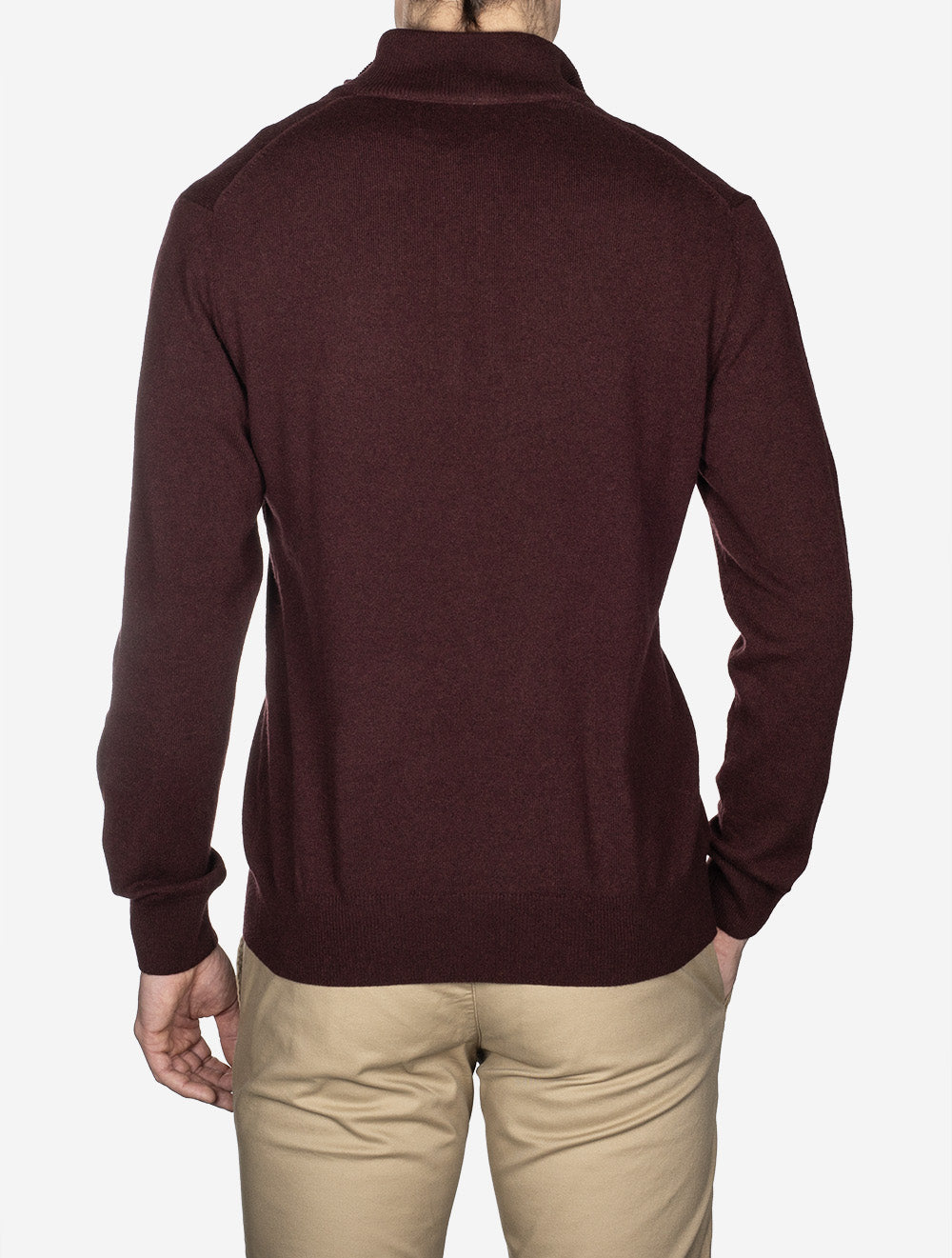 710876756a26 wine:008 E255 ralph_lauren_wool_quarter_zip_jumper — 3 276A6207.jpg