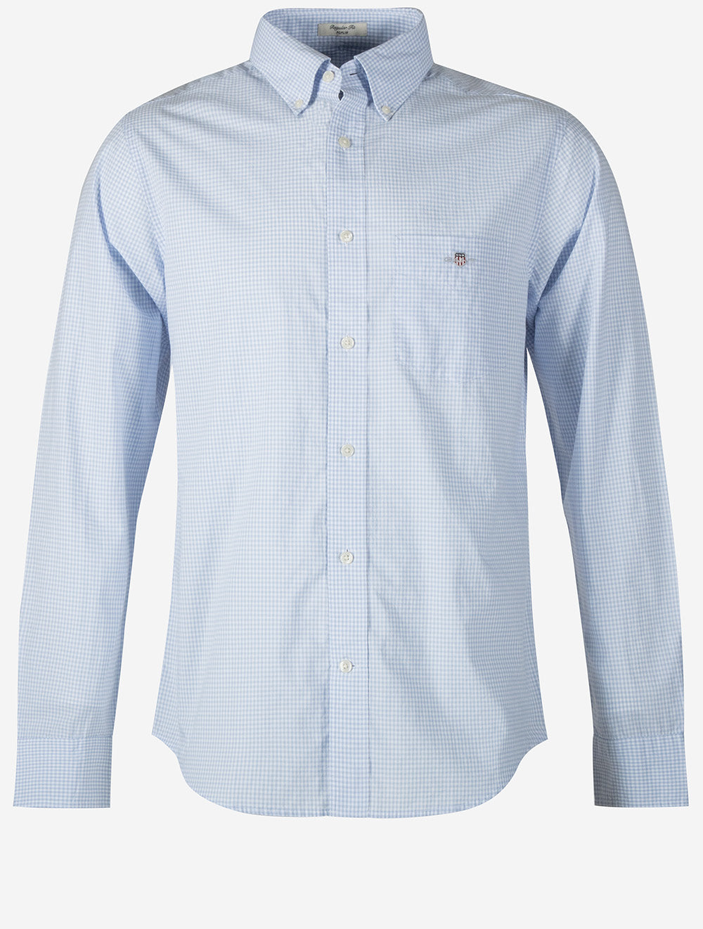 3000150A26 BLUE:455 E110 GANT REG CLASSIC POPLIN GINGHAM SHIRT — 7S8A5446.jpg