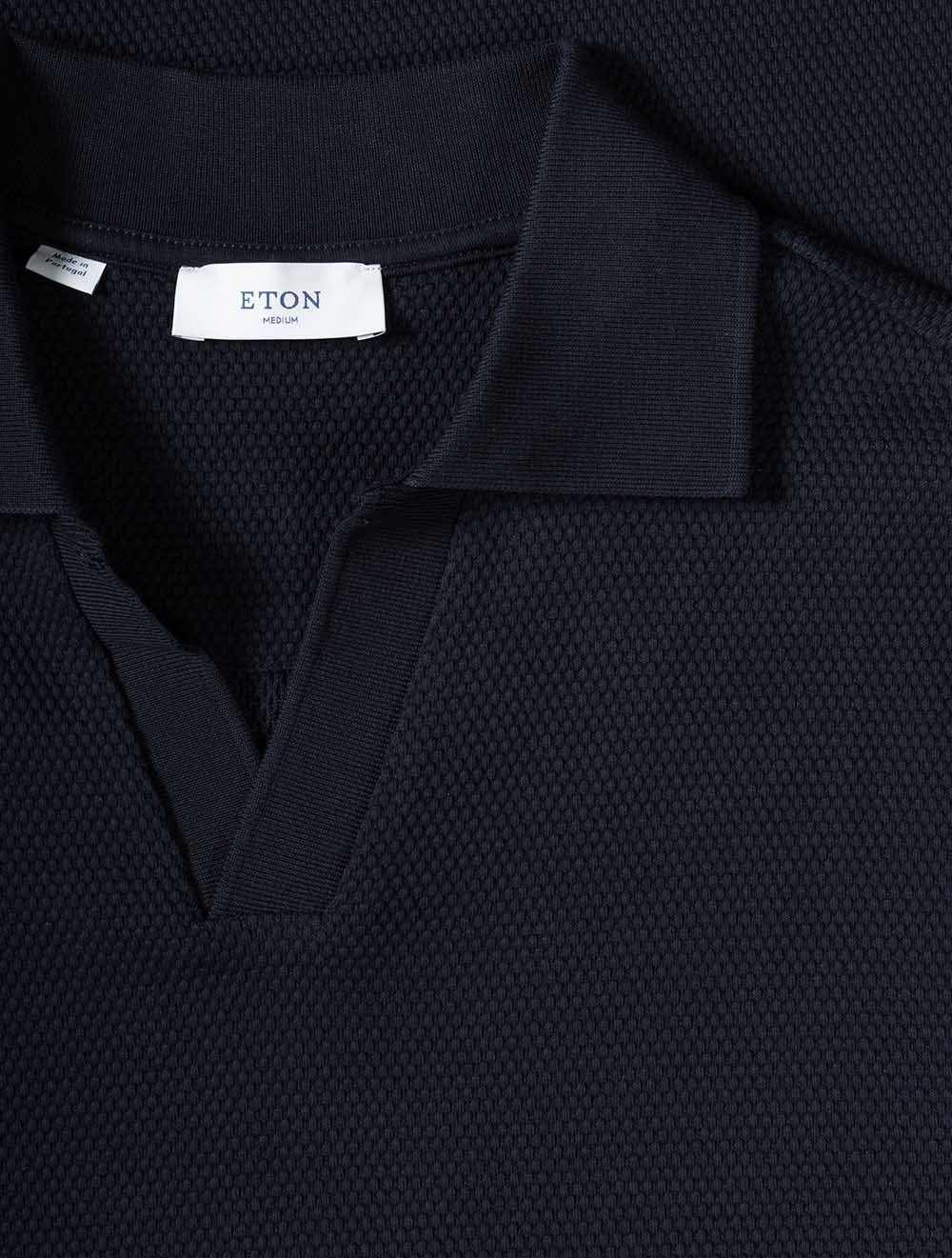 100014580 NAVY 28 E209 ETON Open Collar SS Knit Polo — 7S8A2727.jpg