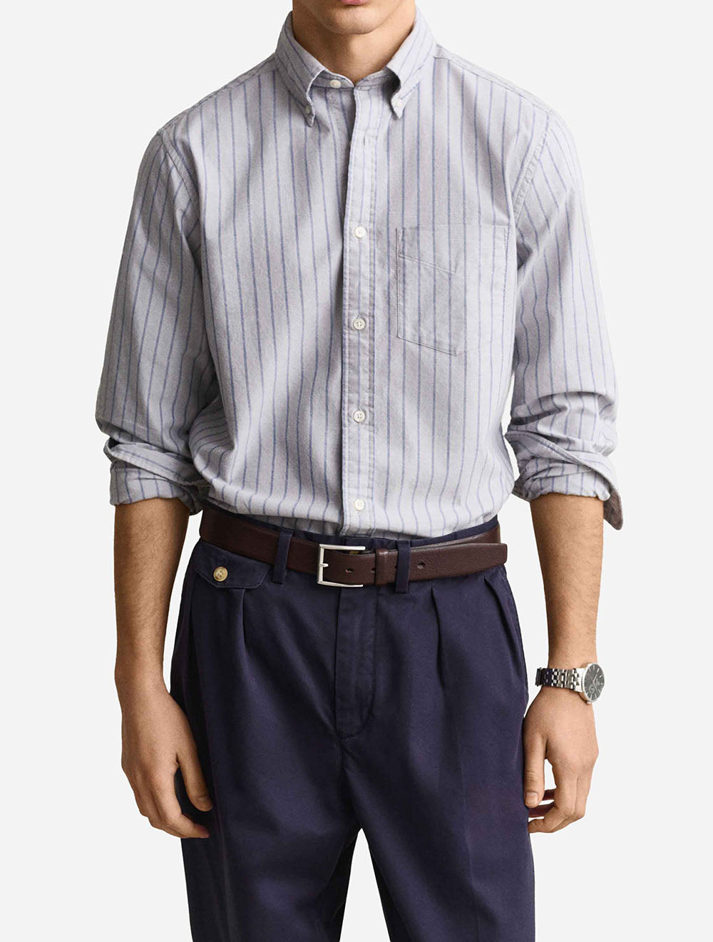 3262016A26 GREY 142 E130 REG ARCHIVE OXFORD STRIPE SHIRT — 2 3262016A26 GREY 142 E130 REG ARCHIVE OXFORD STRIPE SHIRT.jpg