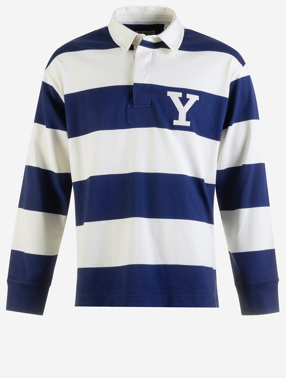 2009904A26 NAVY 432 E220 YALE STRIPED HEAVY RUGGER — 7S8A7408.jpg