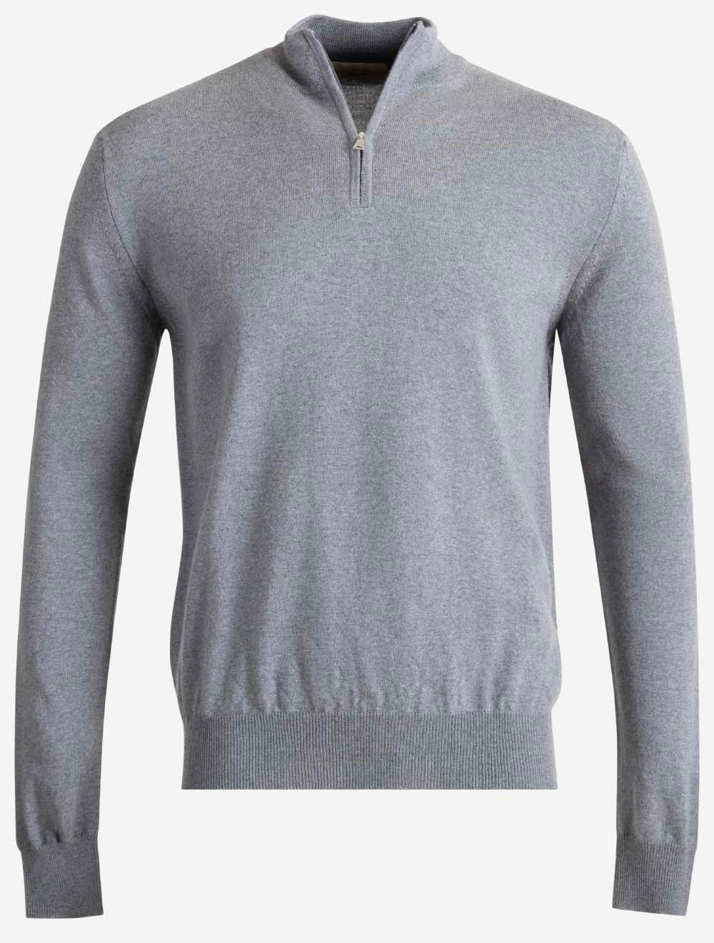 02140011 GREY 021 E195 Aurelien Merino Wool Half Zip — 7S8A0954.jpg