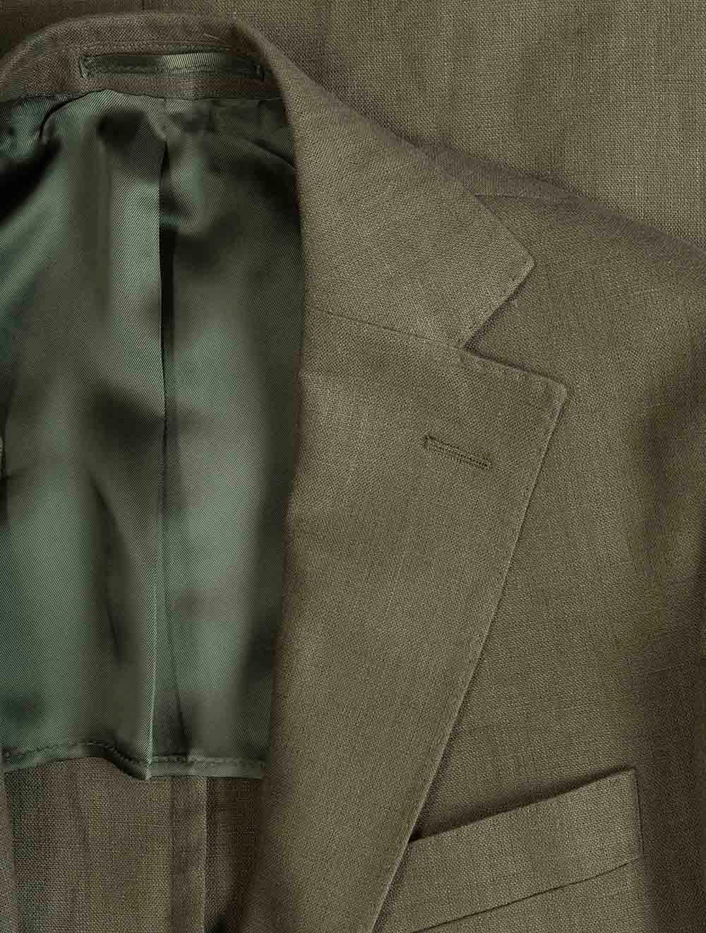 PCRL P400 GREEN 0046 E699 LC Half Lined Linen Jacket — 7S8A5902.jpg