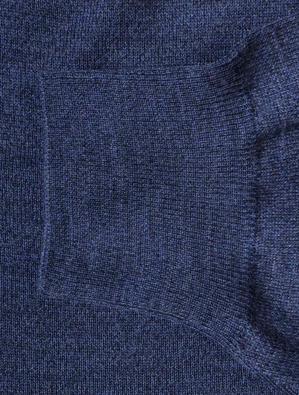 C15MK00077 BLUE:306 E330 Canali Half Zip Merino Wool Kni — 7S8A6977.jpg