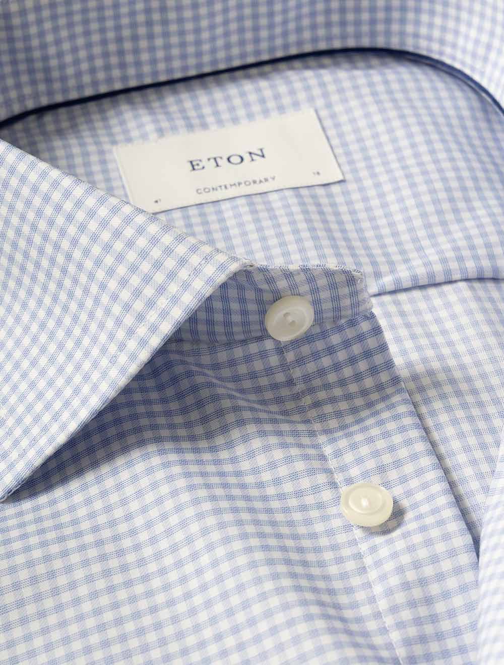 100015775 BLUE 22 E210 Eton Contemporay Check Shirt — 7S8A8171.jpg