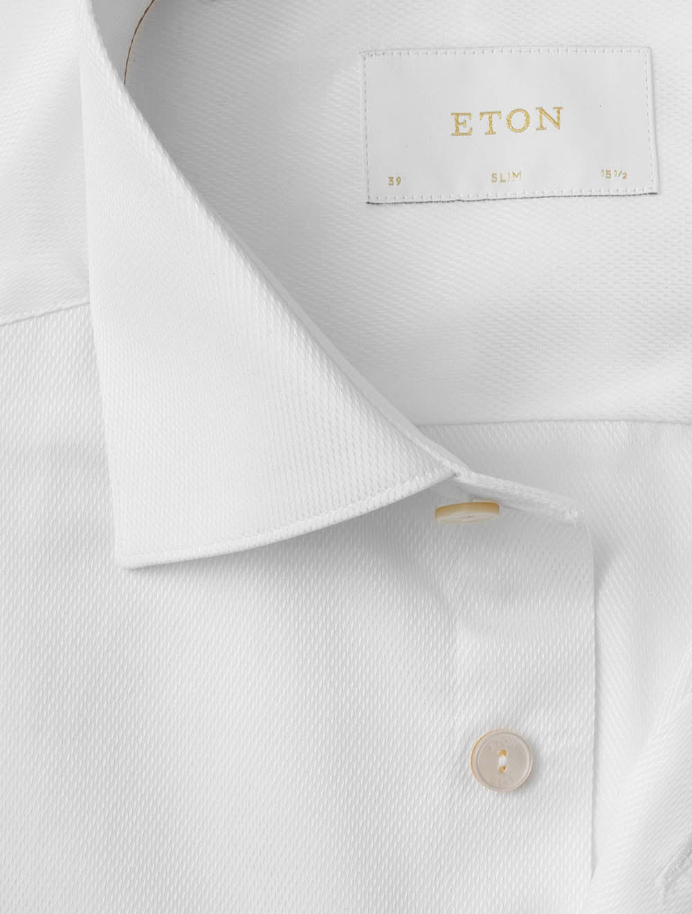 100015410 WHITE 00 E349 ETON Slim Semi Solid Shirt — 7S8A9442.jpg
