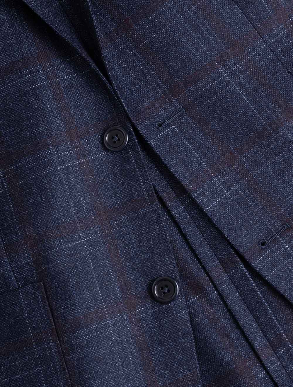 N777033 NAVY E899 LC WSC Check Jacket — 7S8A7817.jpg