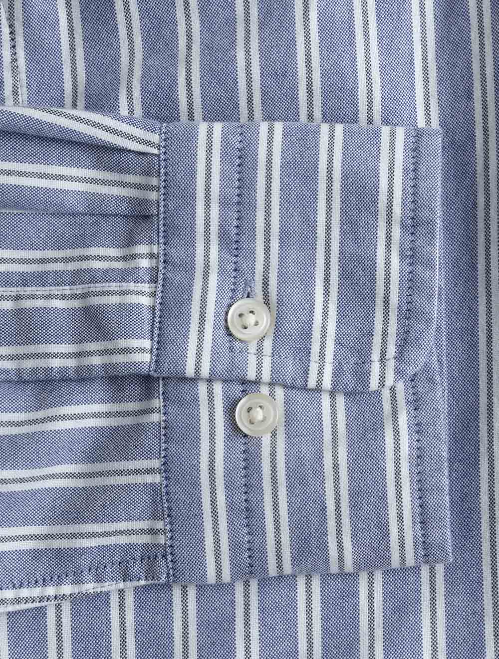 3262014A26 BLUE 436 E120 REG CLASSIC OXFORD STRIPE SHIRT — 7S8A1424.jpg