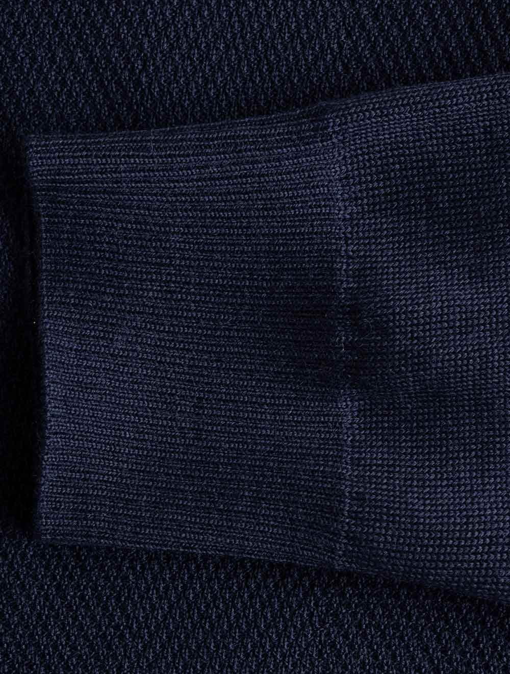 4204201355 NAVY 190 E249 Stenstroms Herringbone Half Zip — 7S8A9899.jpg