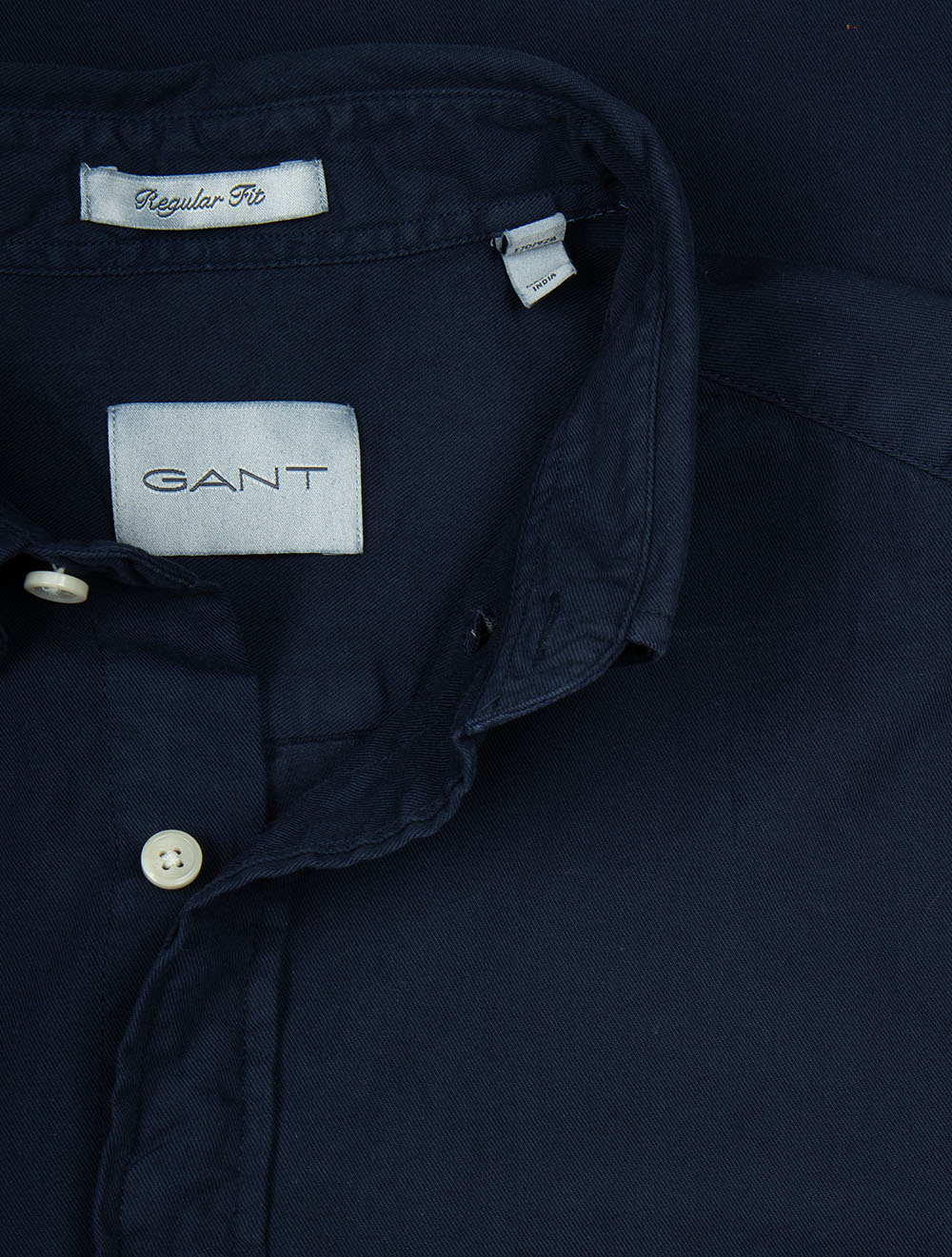 3250203A26 BLUE:433 E130 GANT REG GMNT DYED TWILL SHIRT — 7S8A9219.jpg