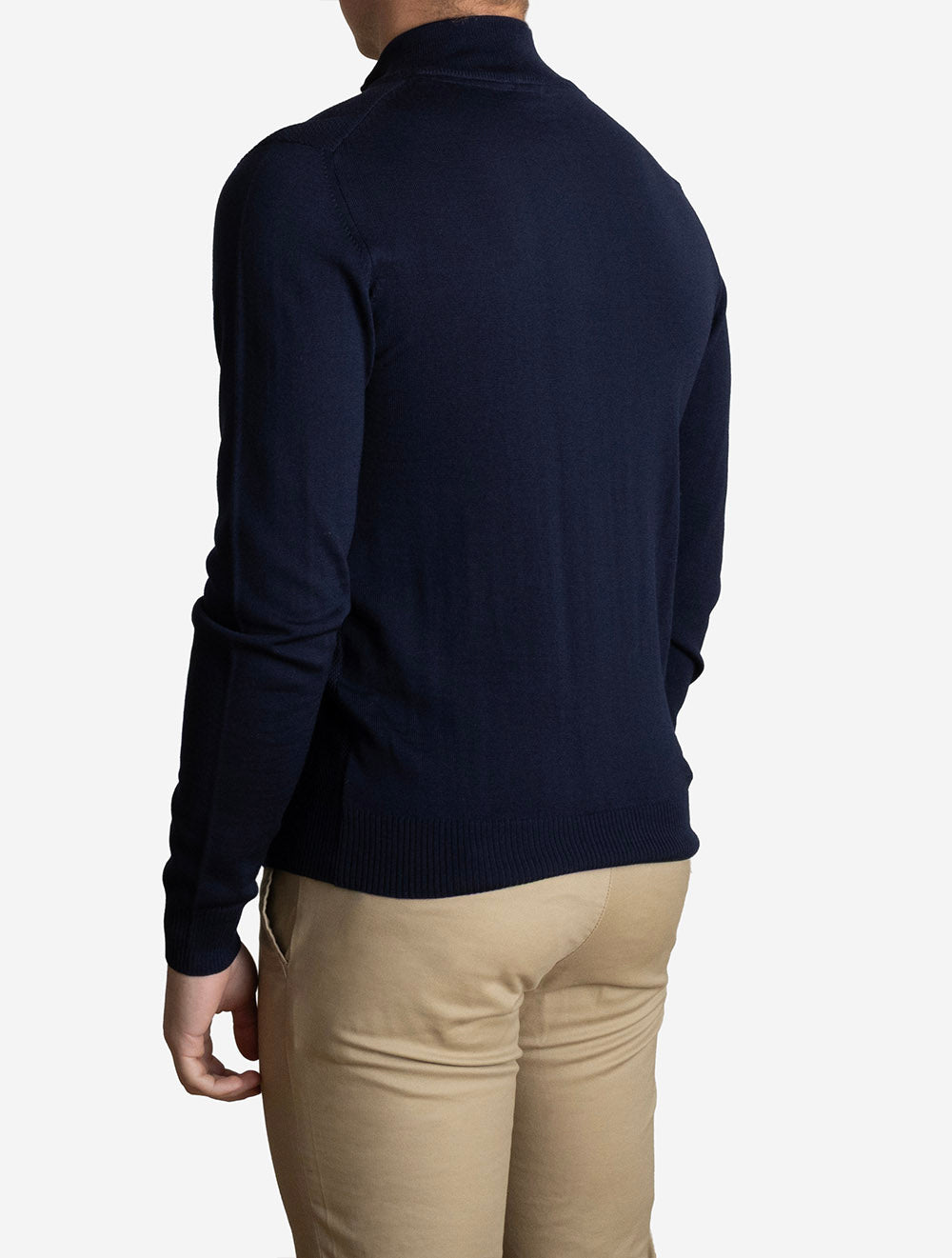 4204201355 NAVY 190 E249 Stenstroms Herringbone Half Zip — 7S8A9071.jpg