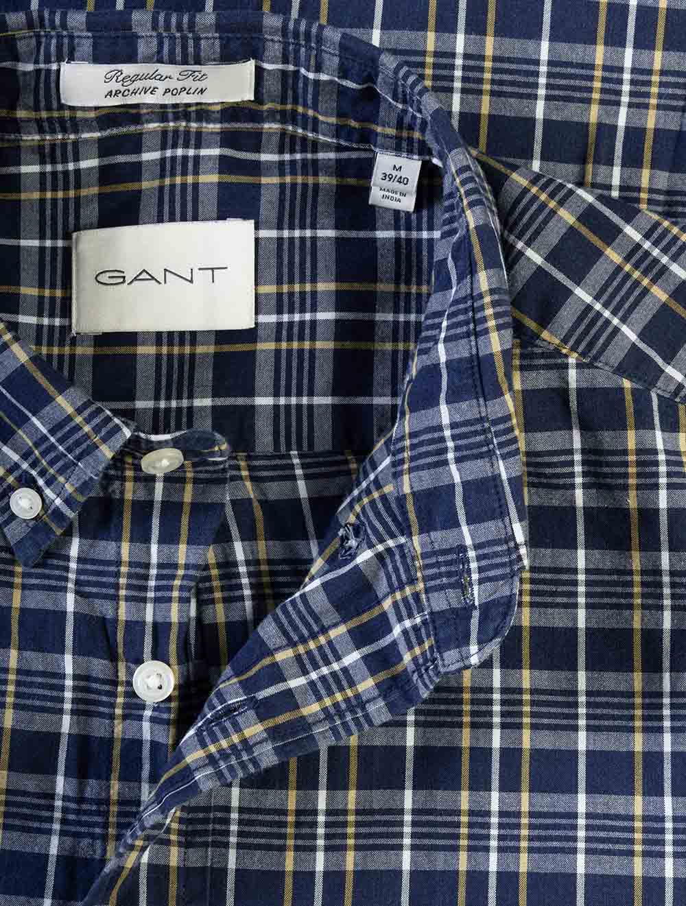3262008A26 INDIGO 969 E130 REG ARCHIVE POPLIN INDIGO CHECK — 7S8A6800.jpg