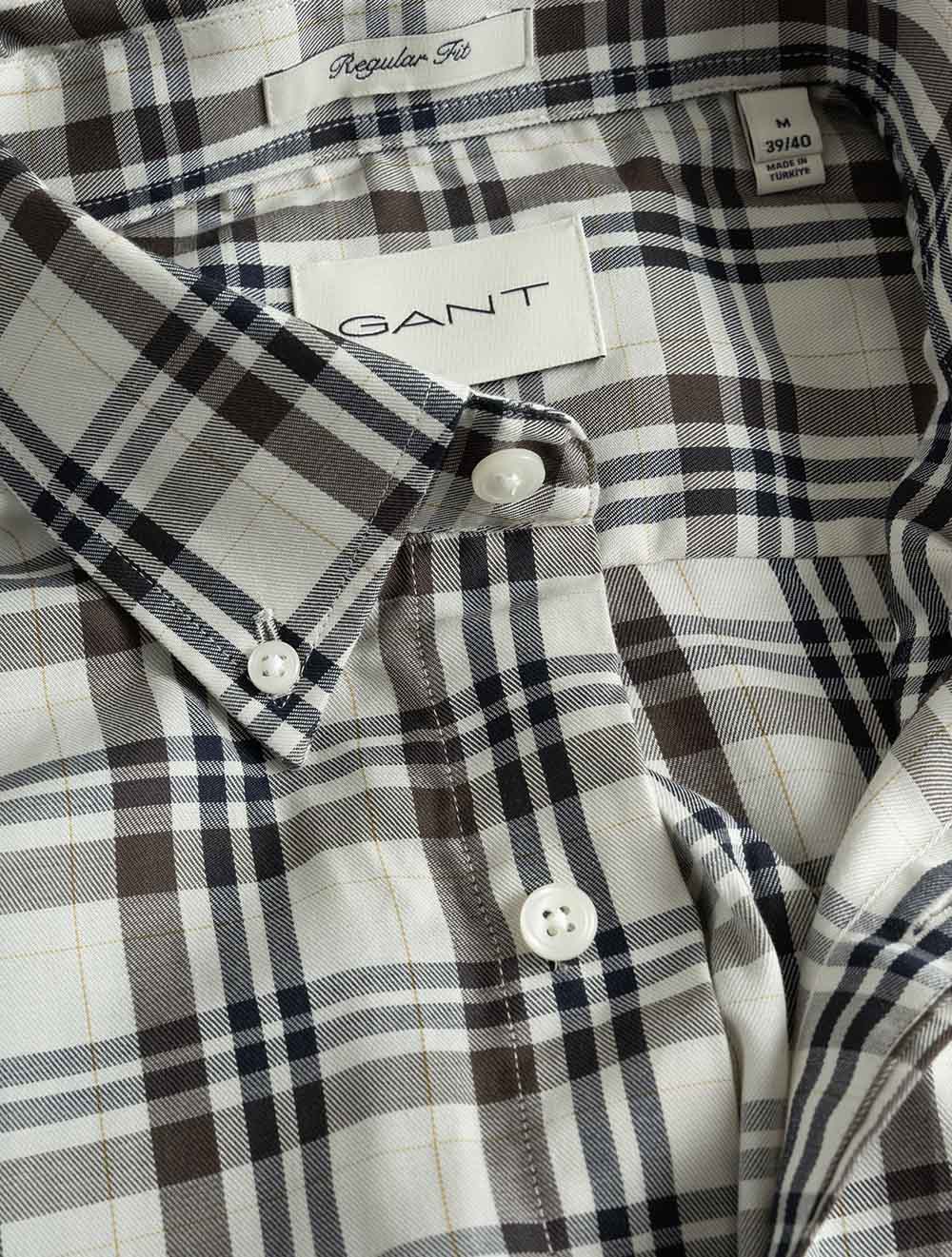 3262020A26 SAND 214 E140 REG TWILL CHECK SHIRT — 7S8A8562.jpg