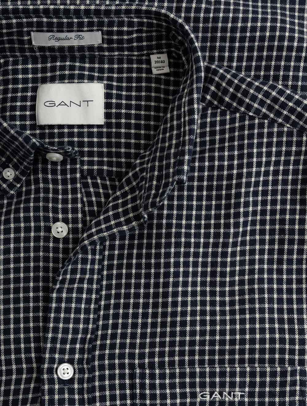 3263034A26 BLUE 433 E130 REG WINDBLOWN FLANNEL CHECK SHIRT — 7S8A2788.jpg