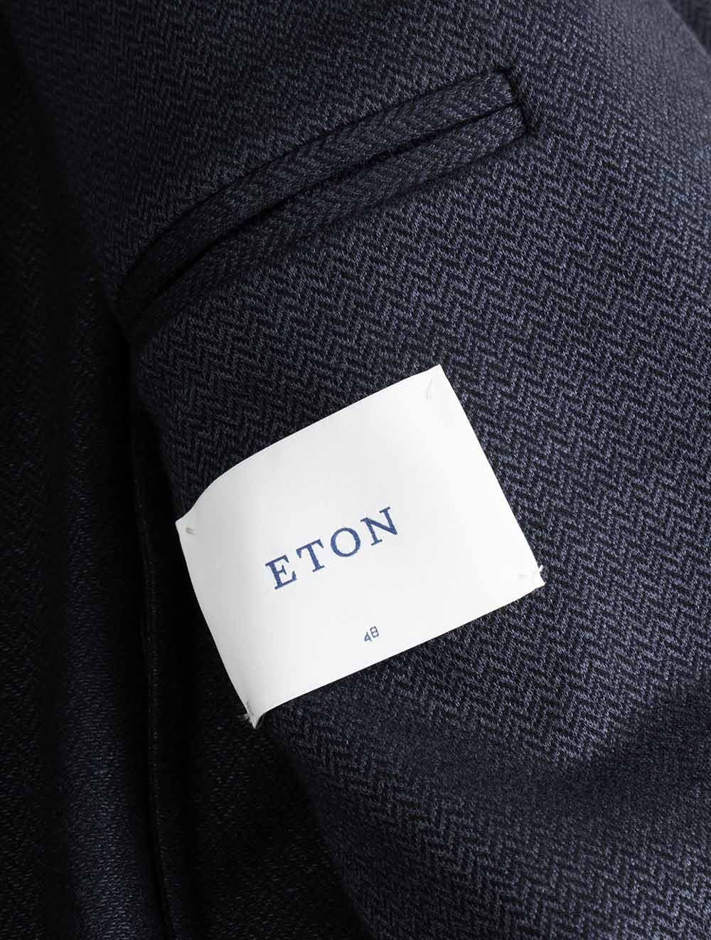 100014695 NAVY 28 E699 ETON Herringbone Soft Jacket — 7S8A5845.jpg