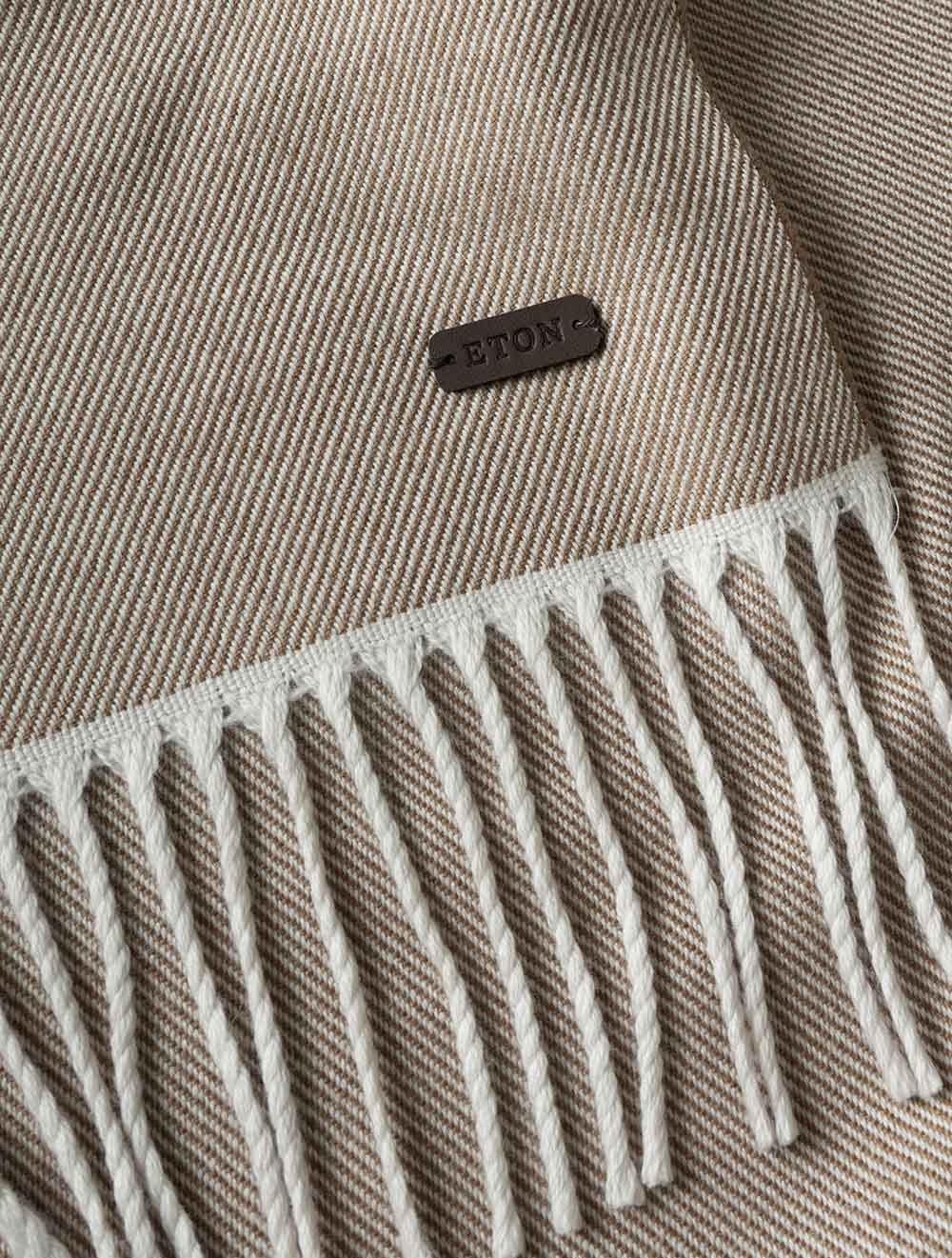 100015334 BEIGE 30 E159 ETON Twill Merino Wool Scarf — 7S8A8625.jpg