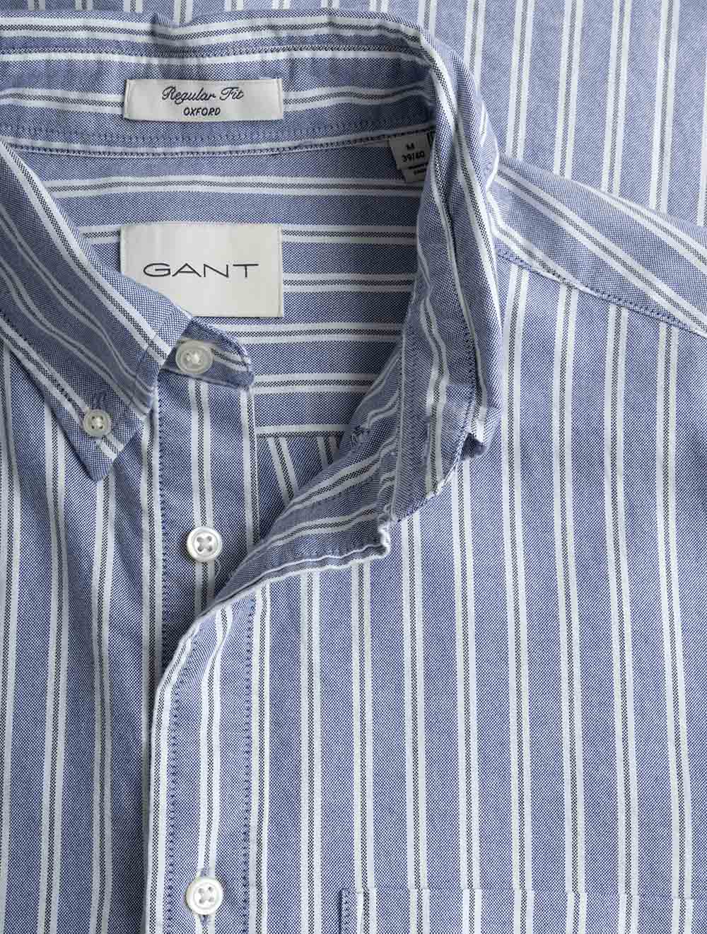 3262014A26 BLUE 436 E120 REG CLASSIC OXFORD STRIPE SHIRT — 7S8A1421.jpg