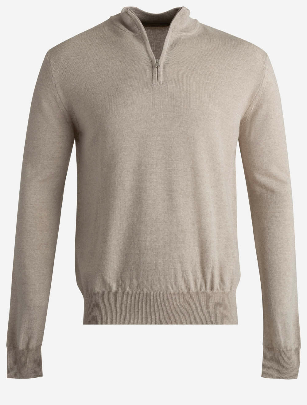 02140011 BEIGE 271 E195 Aurelien Merino Wool Half Zip — 7S8A1588.jpg
