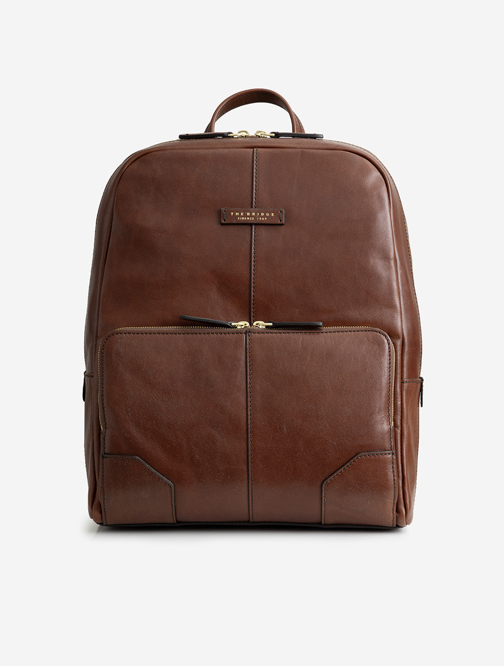 06364001 BROWN:14 E598 THE BRIDGE LEATHER LAPTOP BACKPACK — 7S8A2502.jpg