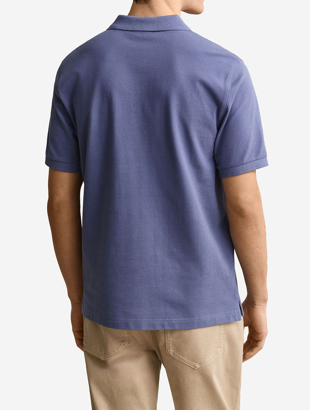 2210A26 BLUE 476 E100 CLASSIC REGULAR POLO SHIRT — 3 2210A26 BLUE 4762.jpeg