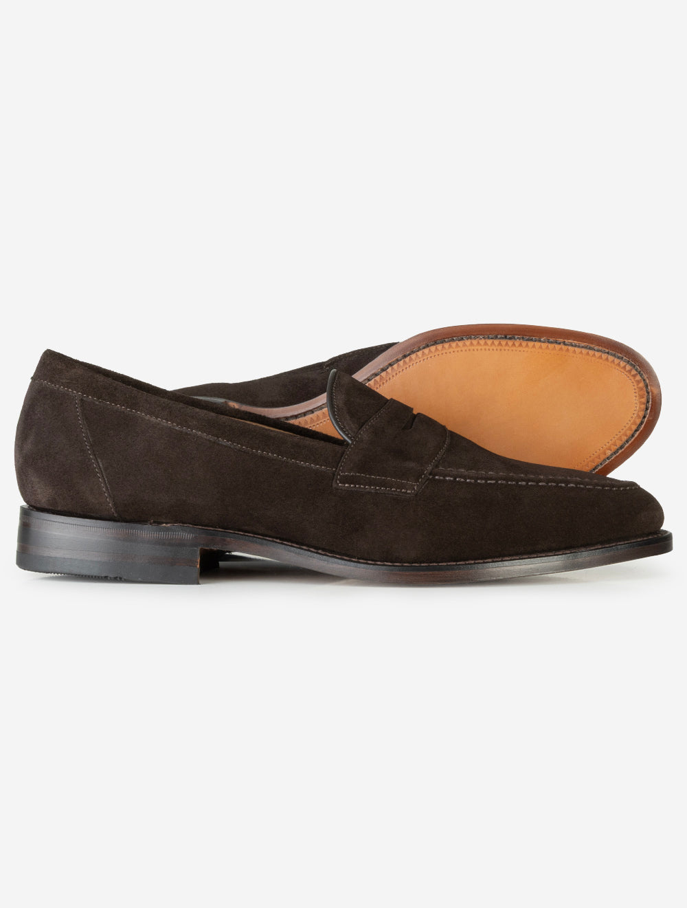 IMP_S CHOCO E319 IMPERIAL Saddle Loafer Suede — 7S8A6193.jpg