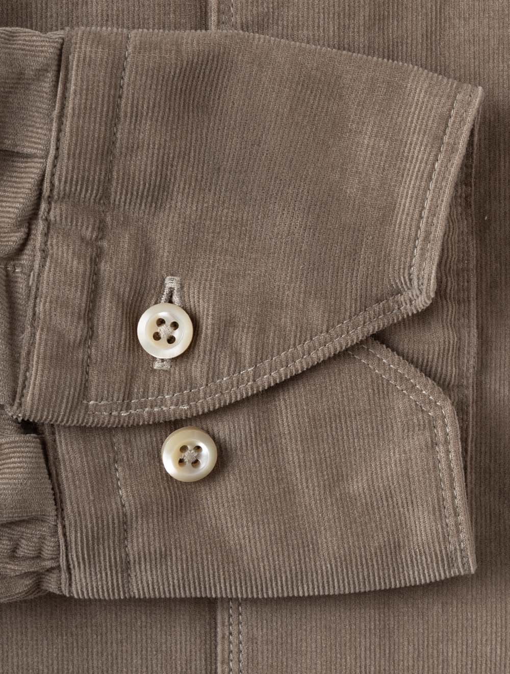 6747218885 BEIGE:240 E169 Stenstroms Fine Cord Shirt — 7S8A9349.jpg