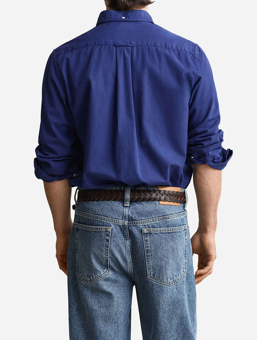 3250203A26 BLUE 435 E130 REG GMNT DYED TWILL SHIRT — 3 3250203A26 BLUE 435 E130 REG GMNT DYED TWILL SHIRT2.jpg