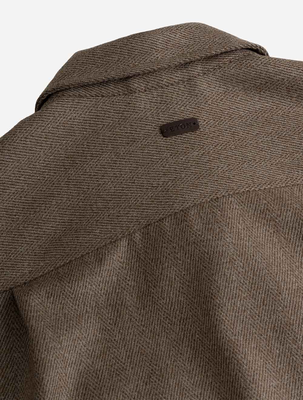 100015019 BEIGE 34 E495 ETON Button Up Wool Overshirt — 7S8A1721.jpg