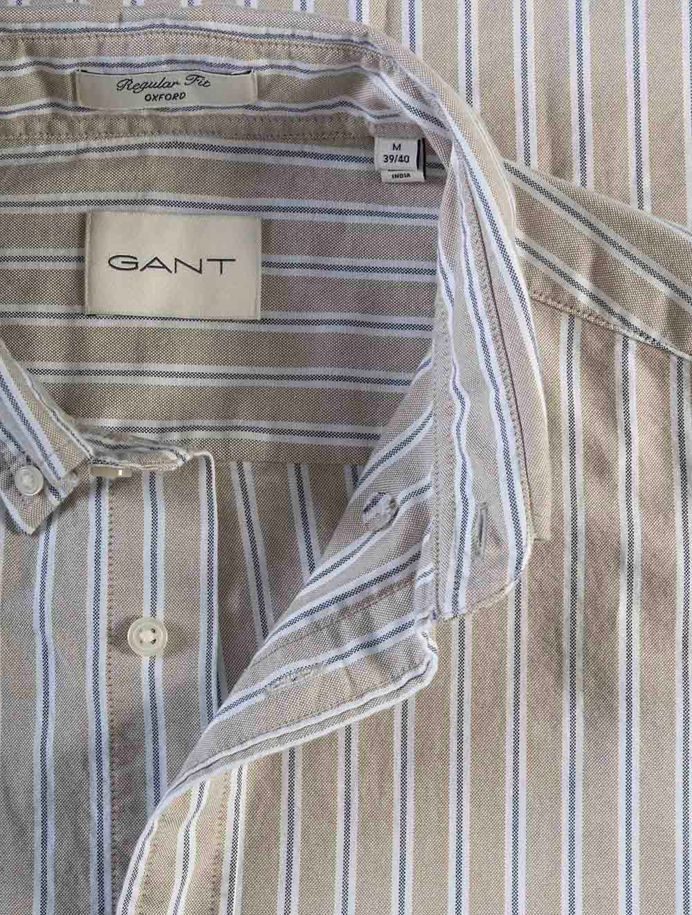 3262014A26 TAUPE 264 E120 REG CLASSIC OXFORD STRIPE SHIRT — 7S8A6760.jpg
