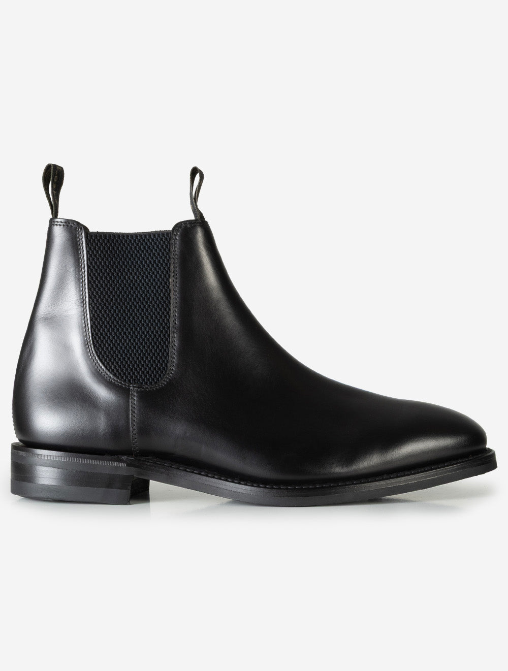CHARR BLACK E379 Loake Chatsworth Waxed Chelsea — 7S8A6172.jpg