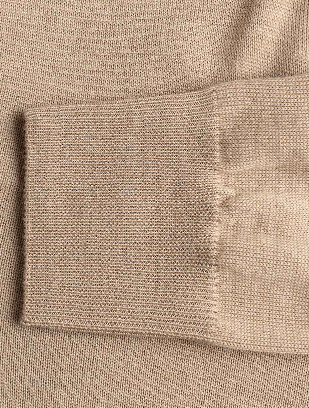 02140003 BEIGE 260 E185 Aurelien LS Buttonless POLO — 7S8A1297.jpg