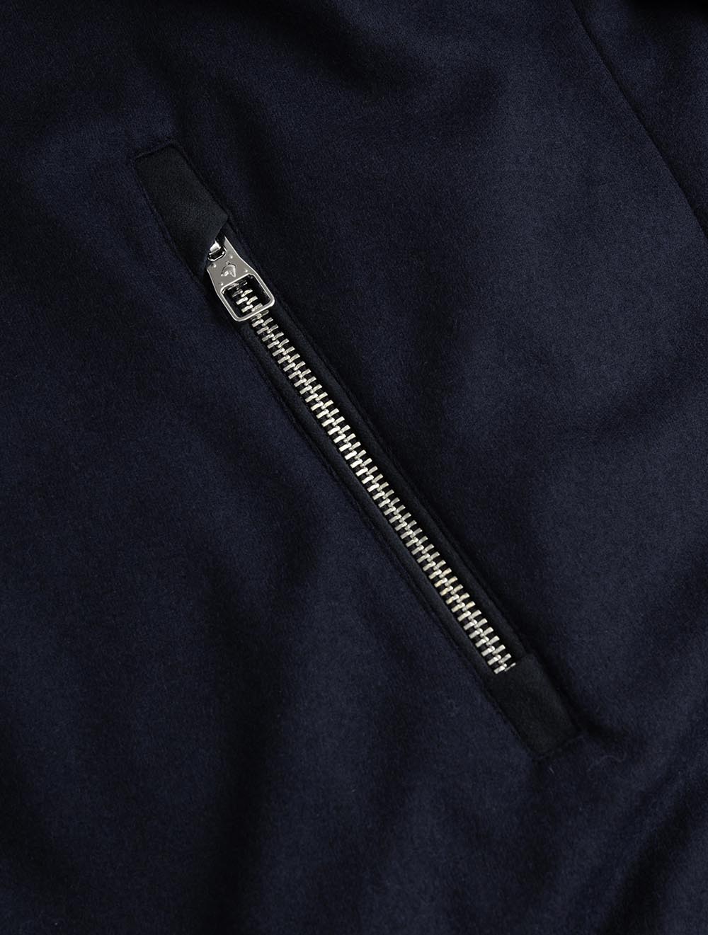 F11MUCX994 NAVY 89 E1049 Montecore Wool Plain Blouson — 7S8A2851.jpg