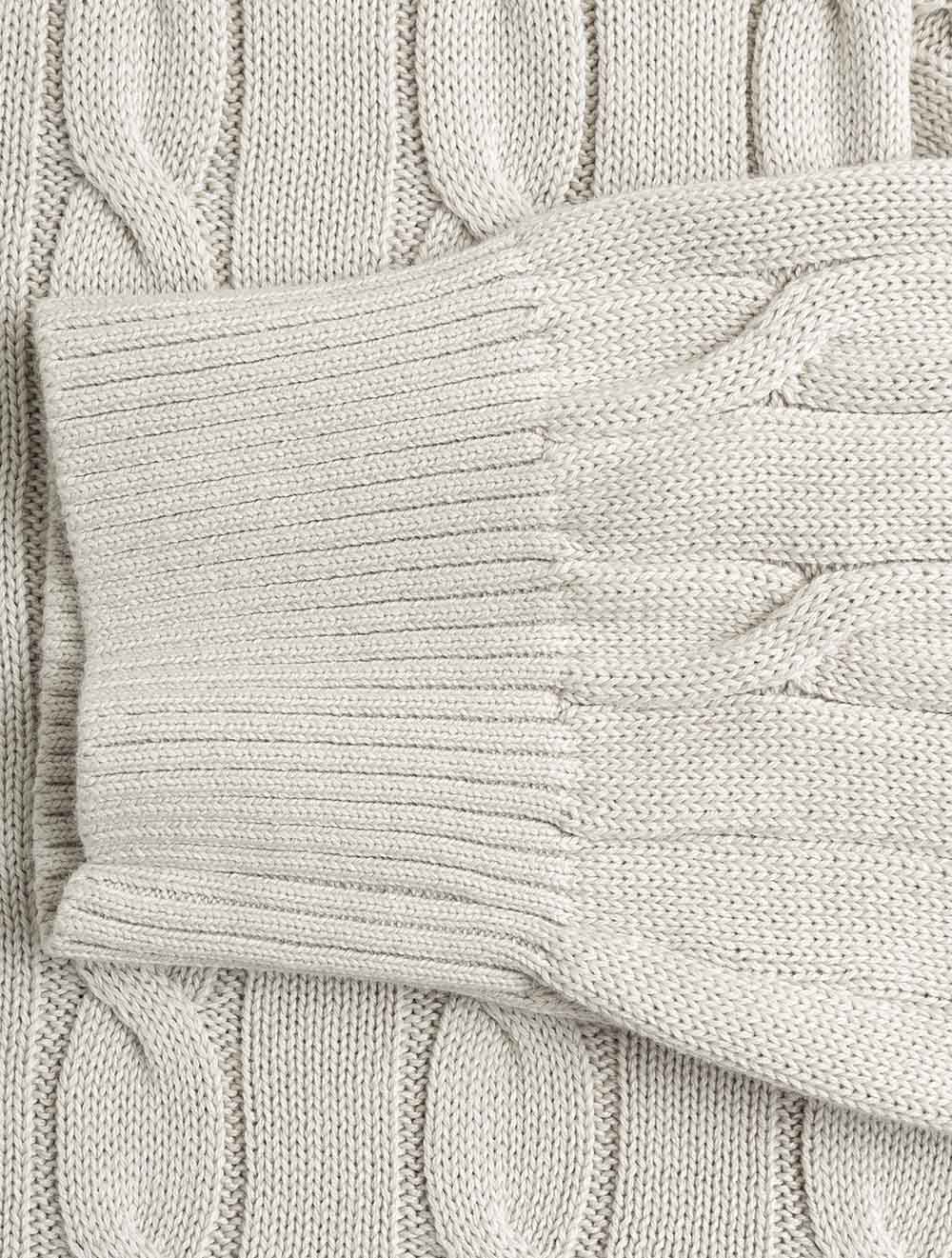 8050603A26 BEIGE 215 E150 CABLE KNIT HALF ZIP SWEATER — 7S8A2721.jpg