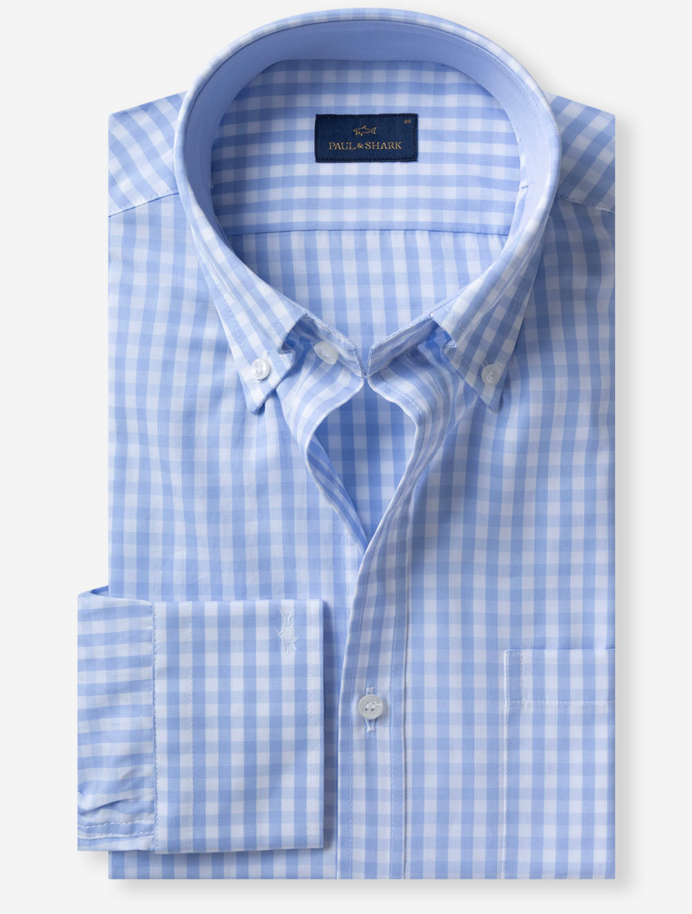 16313138 BLUE S59 E199 PAS Cotton Check Shirt — 7S8A7872.jpg