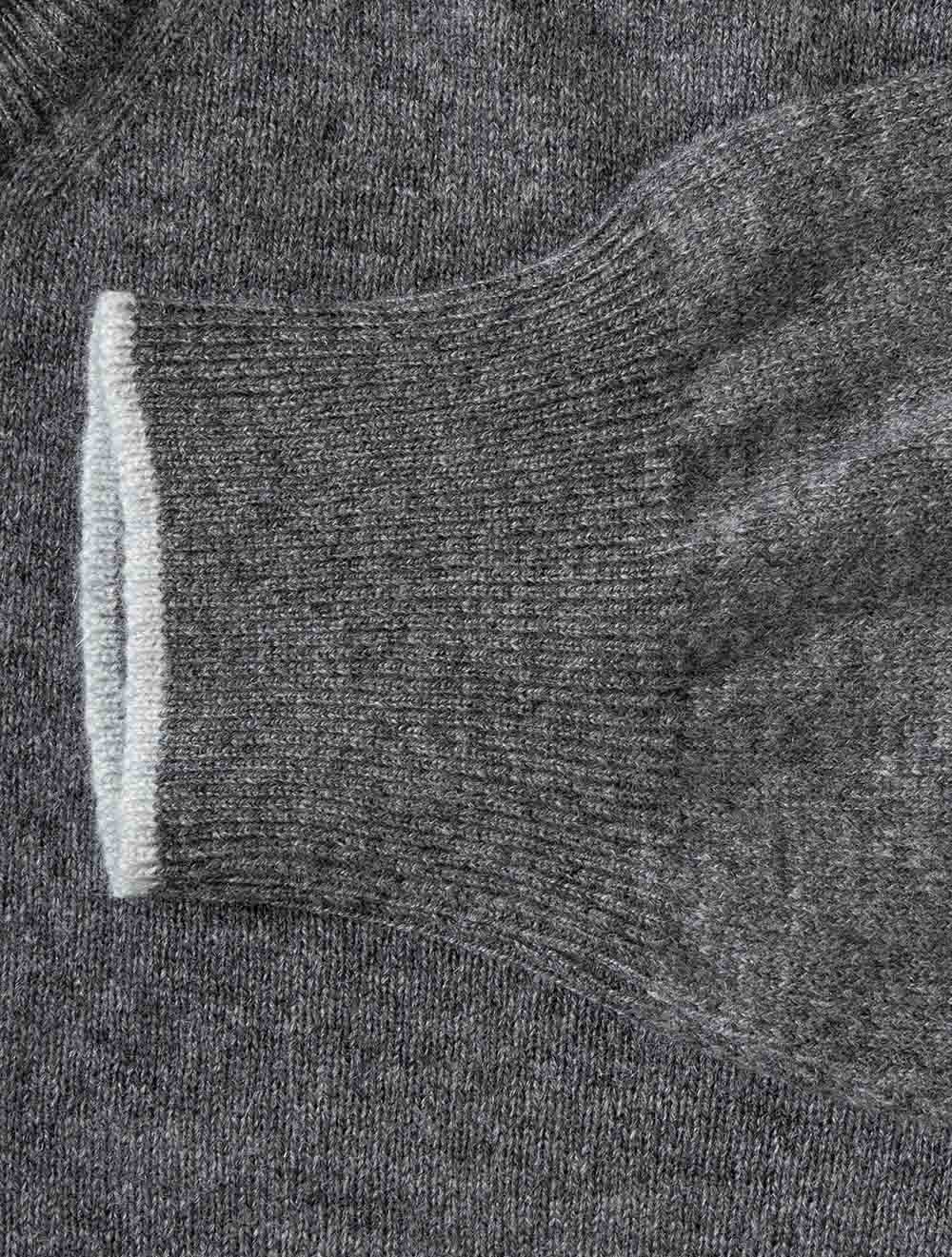 5510719675N GREY 072 E259 Gran Sasso Mock Zip Knit — 7S8A8055.jpg