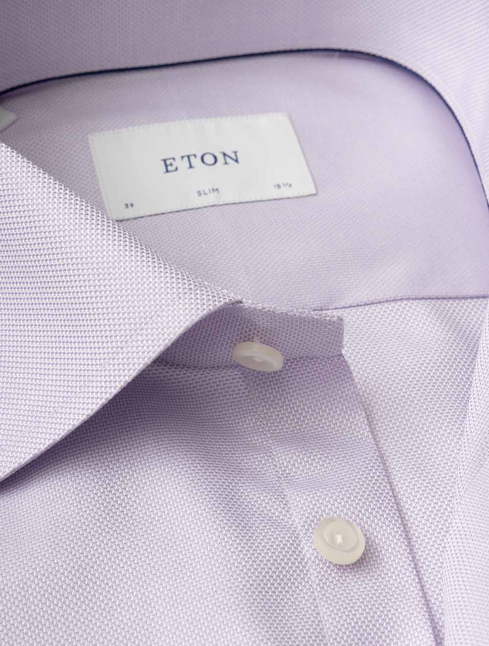100015416 PURPLE 70 E189 Eton Slim Textured Pat Shirt — 7S8A9567.jpg