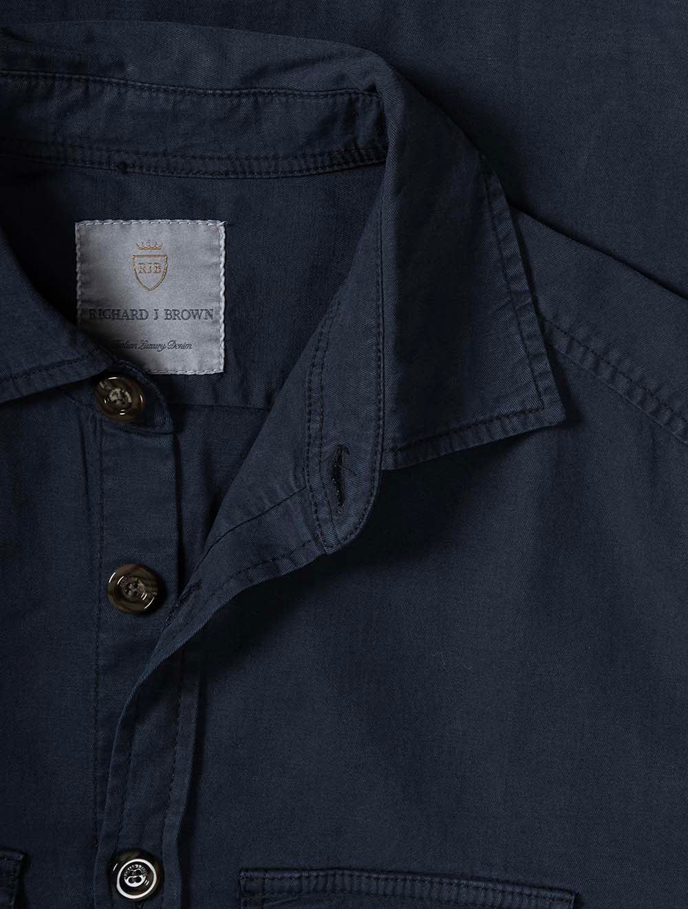 T244 NAVY 670 E489 RJB Washed Overshirt — 7S8A2627.jpg