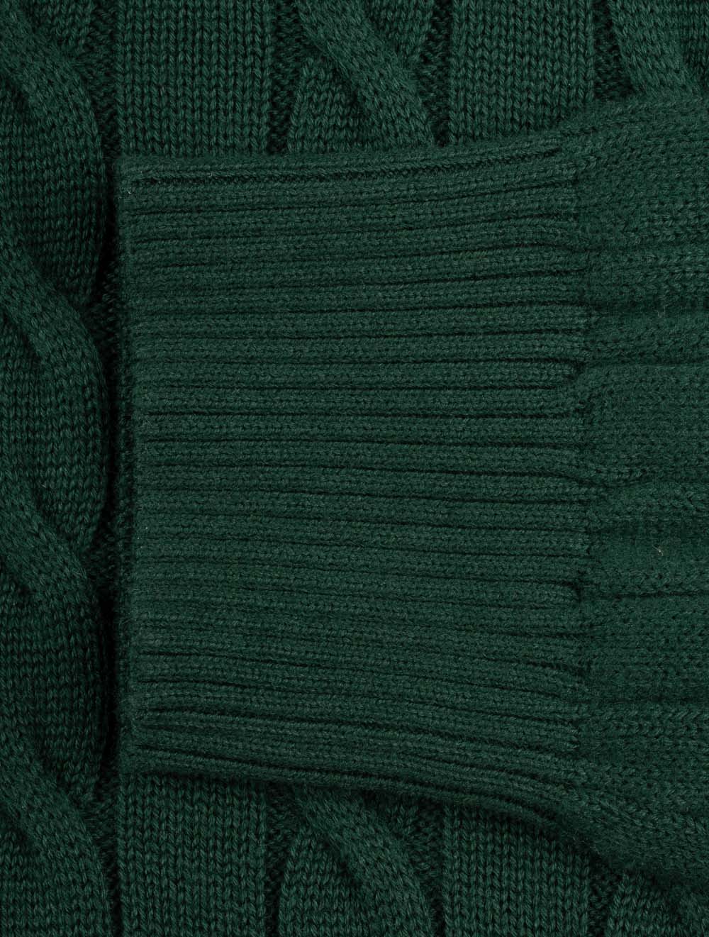 8050603A26 GREEN:374 E150 CABLE KNIT HALF ZIP SWEATER — 276A6235.jpg