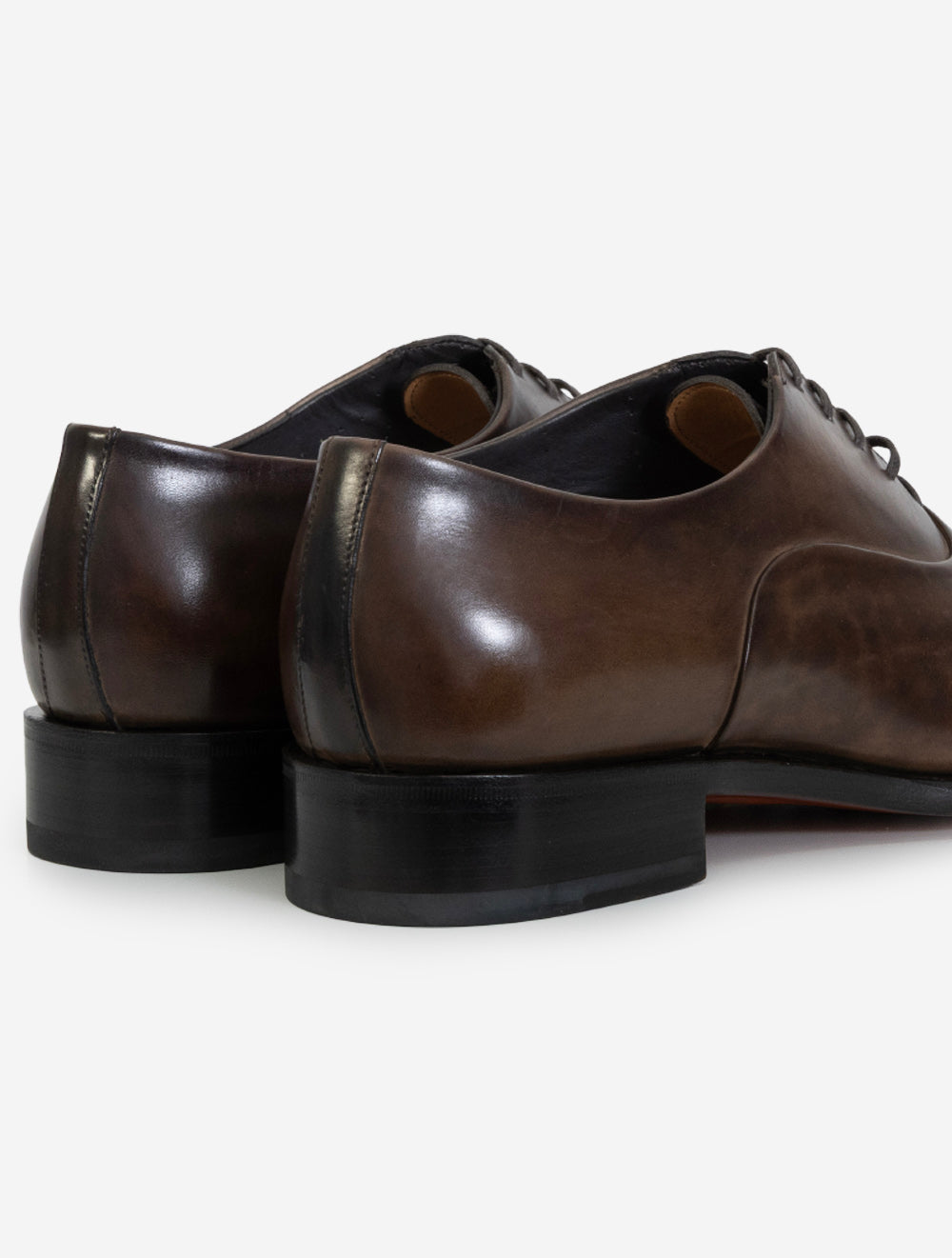 MCCR12621 LBROWN T50 E859 SANTONI Oxford Toe Cap Shoe — 7S8A6558.jpg
