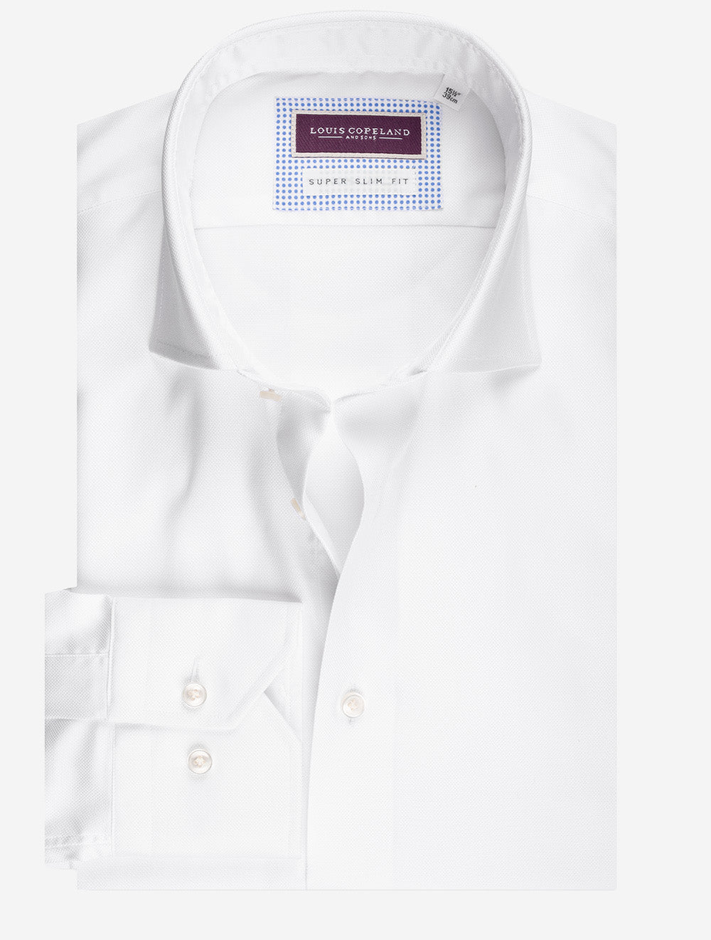 Super Slim Pinpoint Shirt White