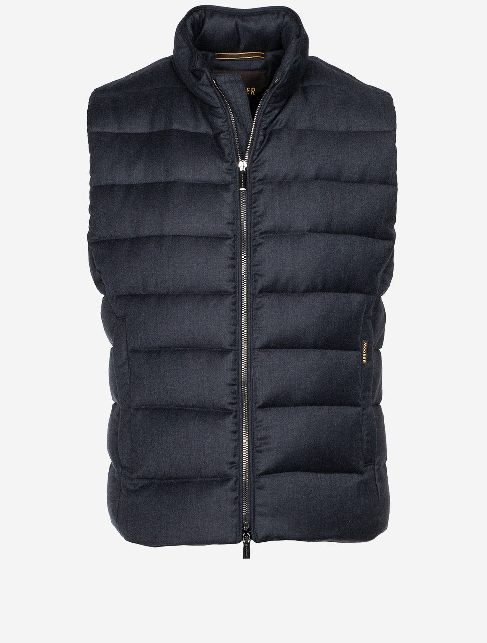 Oliver Wool & Cashmere Gilet Blue Grey