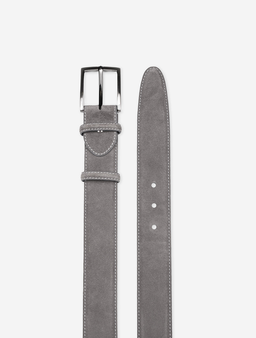 Elliot Rhodes Suede Belt Grey AI1