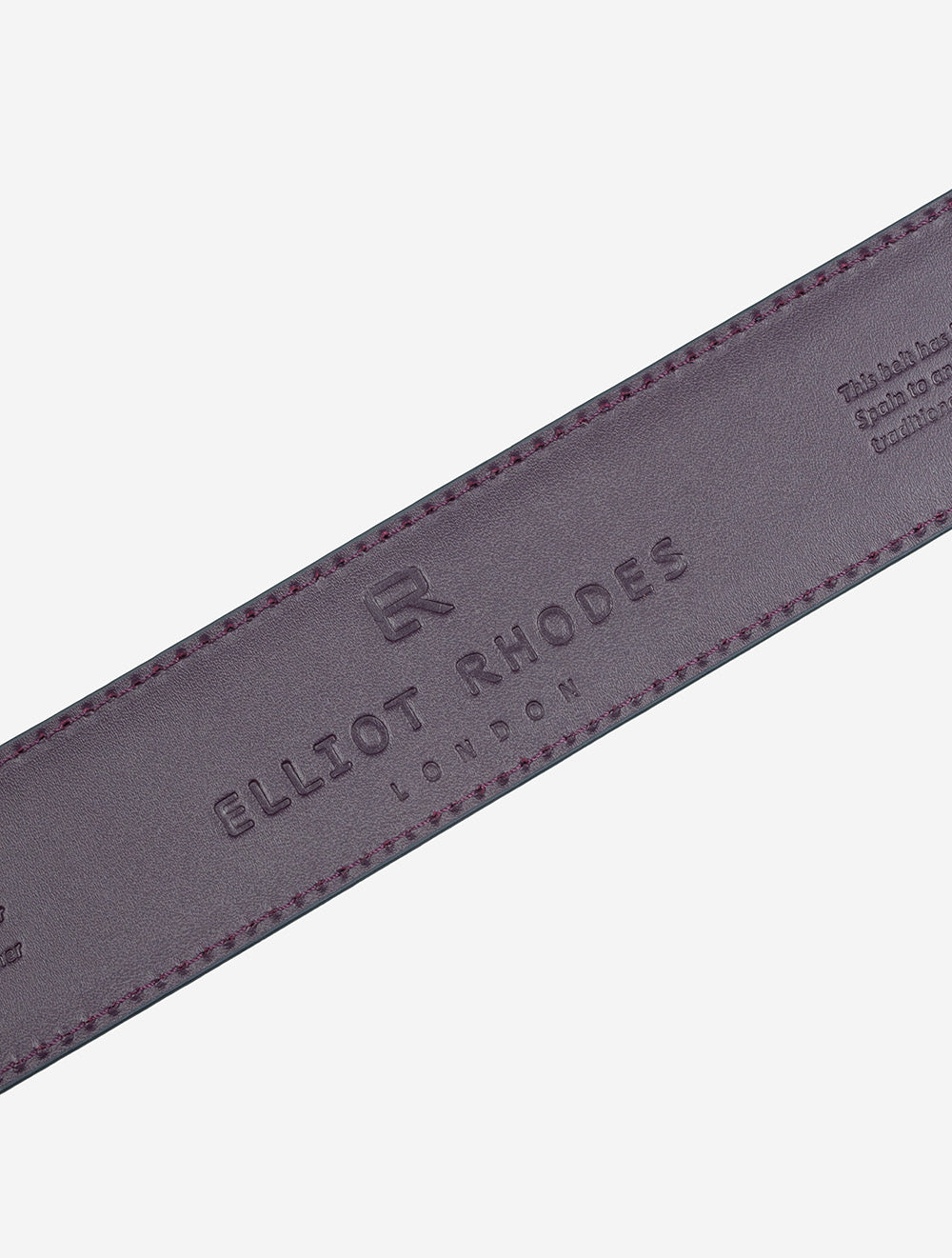Elliot Rhodes Suede Belt Grey AI2