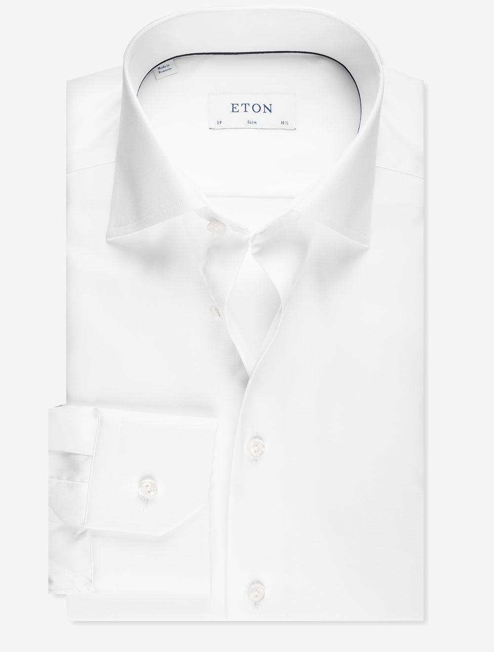 Slim Fit Single Cuff Shirt White