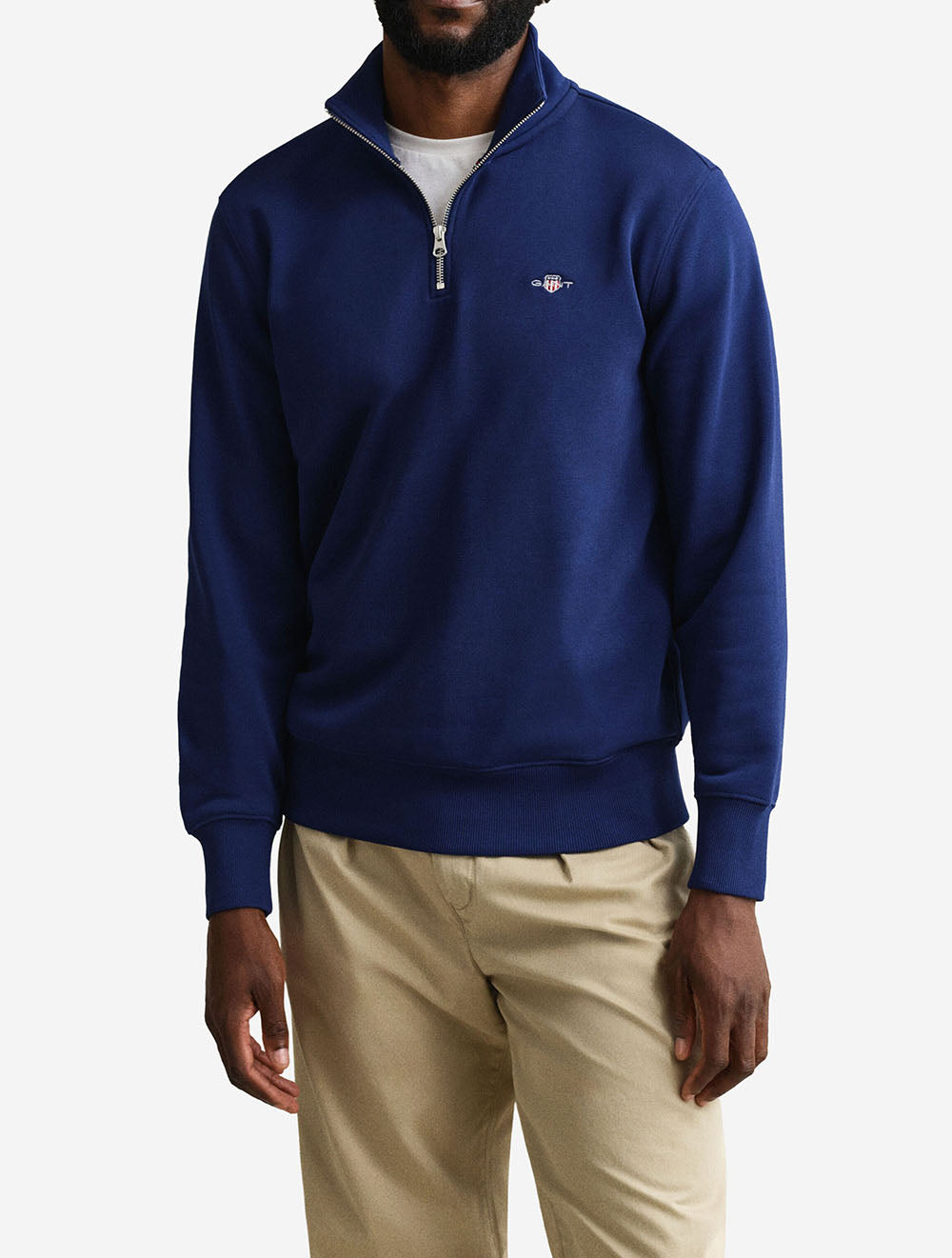 Regular Shield Half Zip Sweat Rich Navy