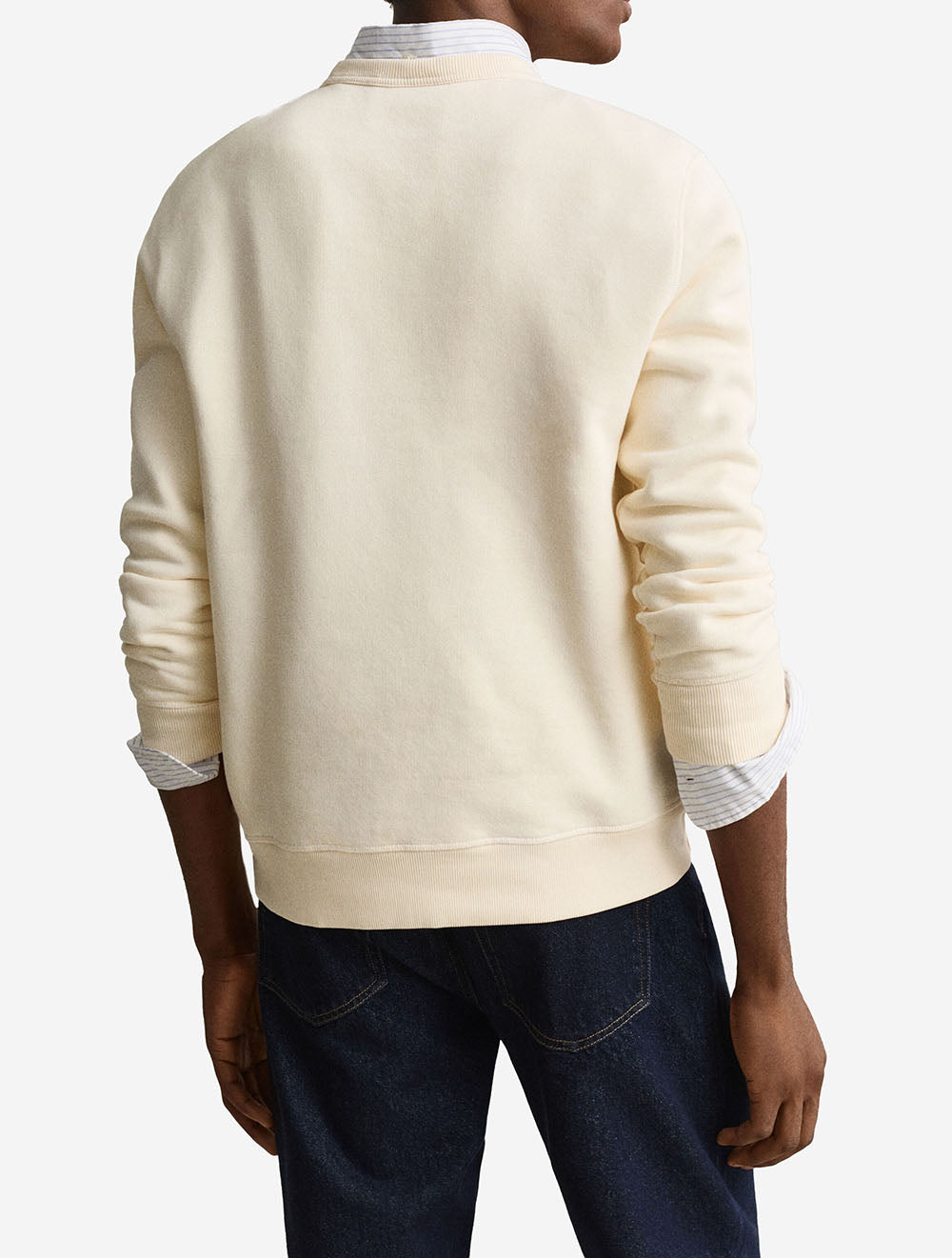 Crew Neck Sweatshirt Cream