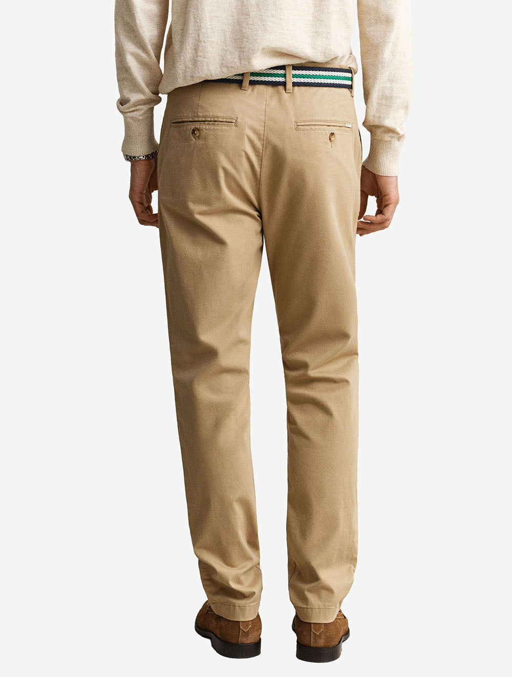 Slim Classic Chinos Dark Khaki